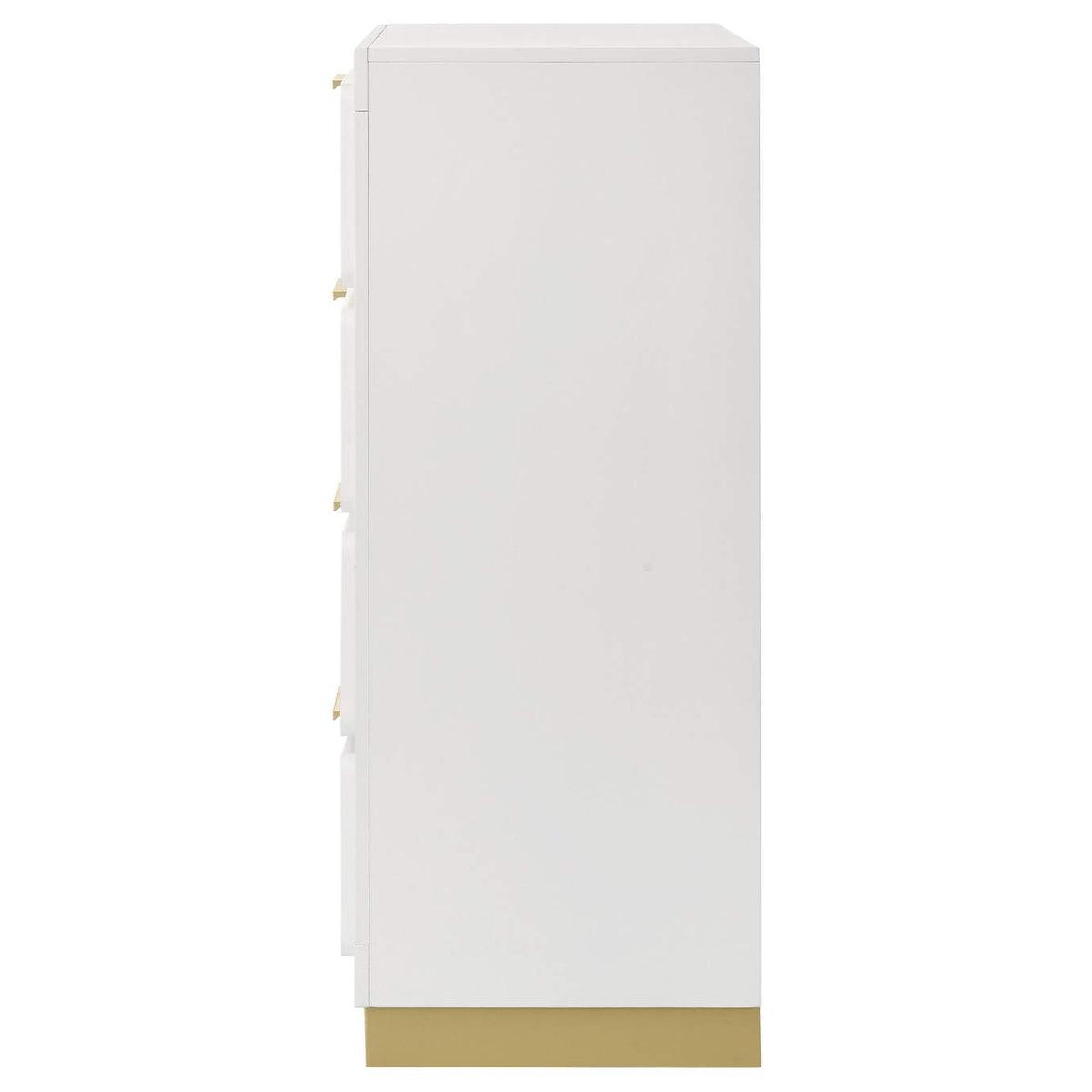 224775 Caraway 4-drawer Bedroom Chest White