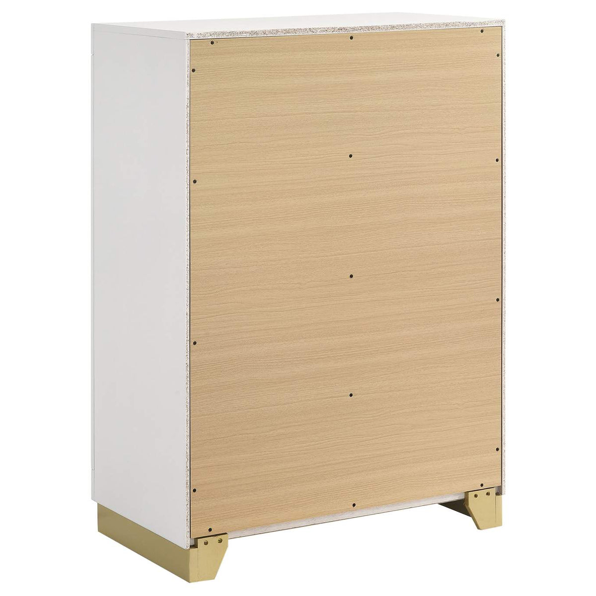224775 Caraway 4-drawer Bedroom Chest White