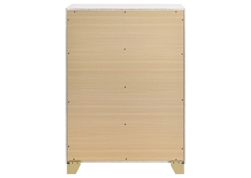 224775 Caraway 4-drawer Bedroom Chest White