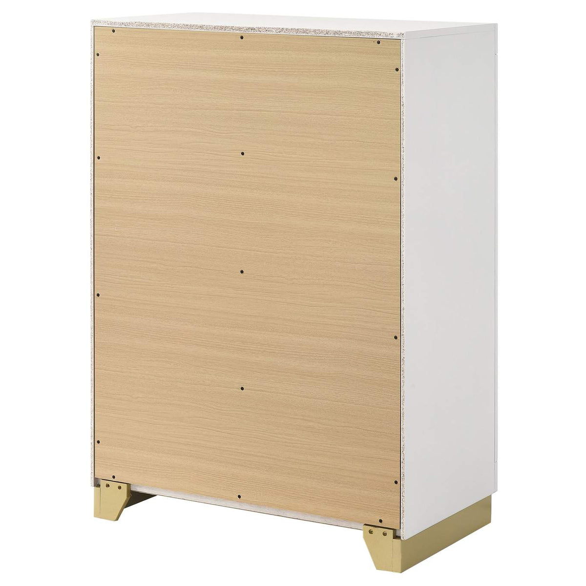 224775 Caraway 4-drawer Bedroom Chest White