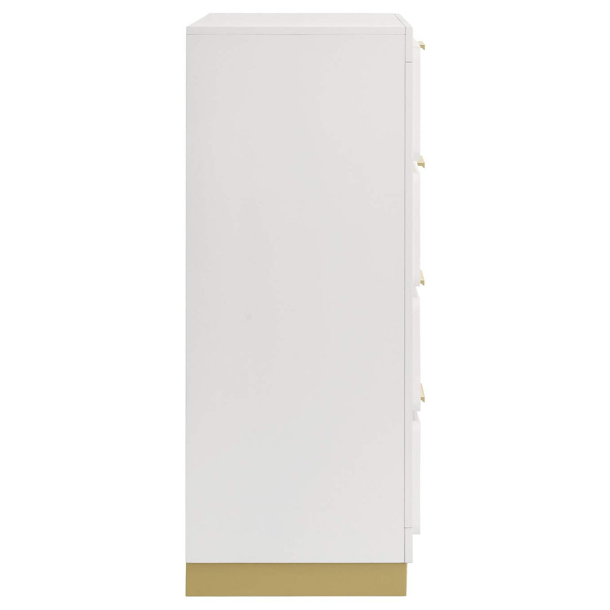 224775 Caraway 4-drawer Bedroom Chest White