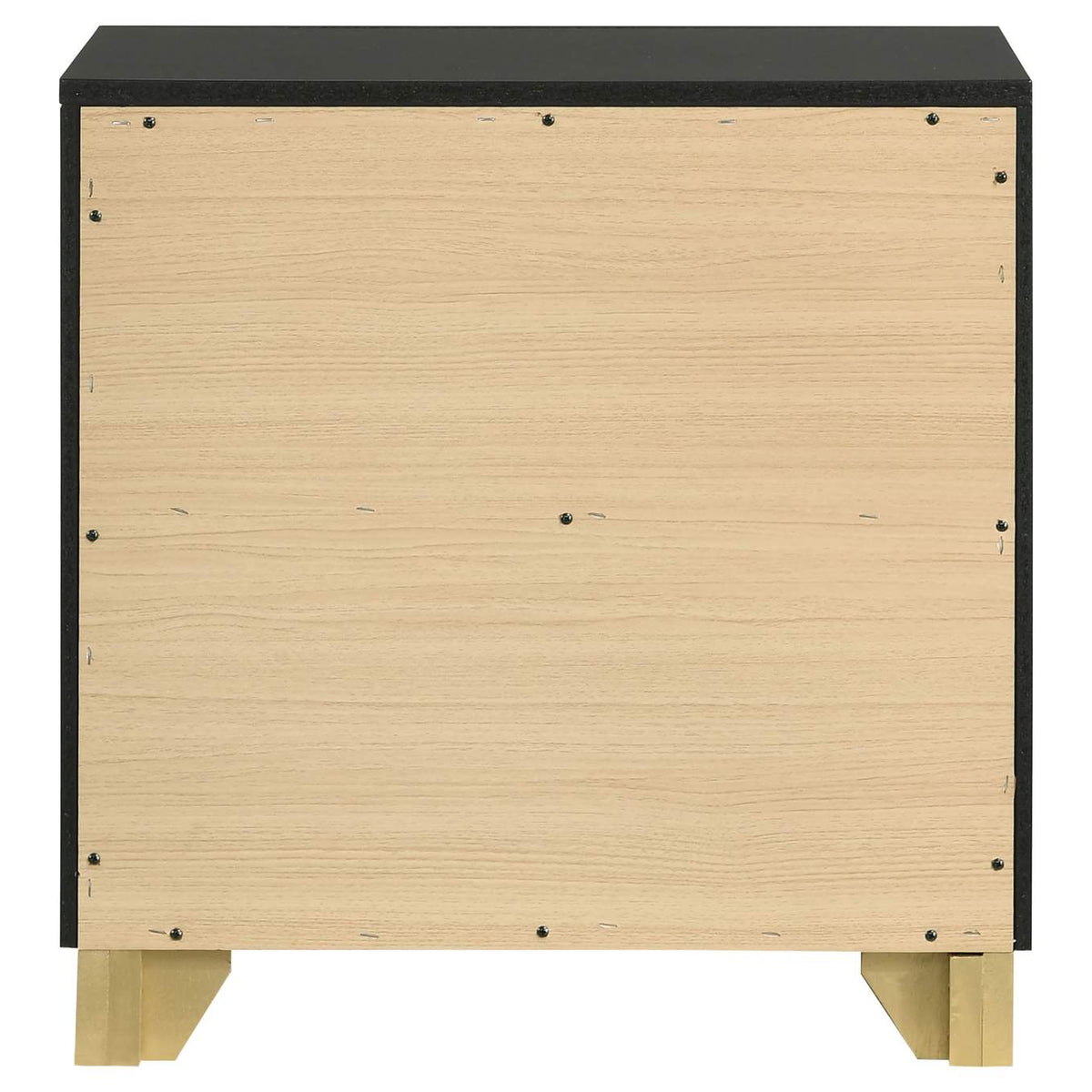224782 Caraway 2-drawer Nightstand Black