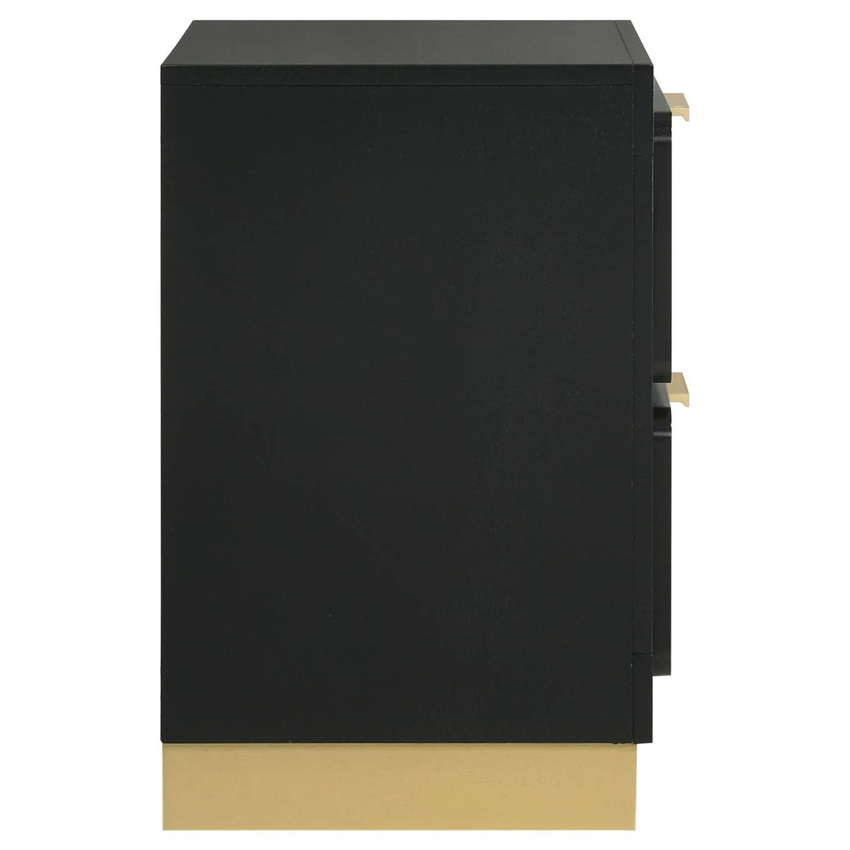224782 Caraway 2-drawer Nightstand Black