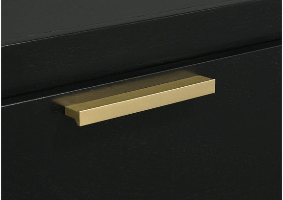 224782 Caraway 2-drawer Nightstand Black