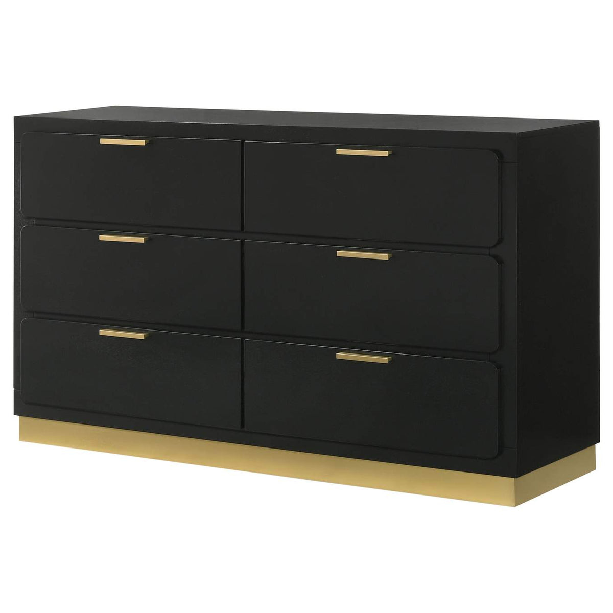 224783 Caraway 6-drawer Dresser Black