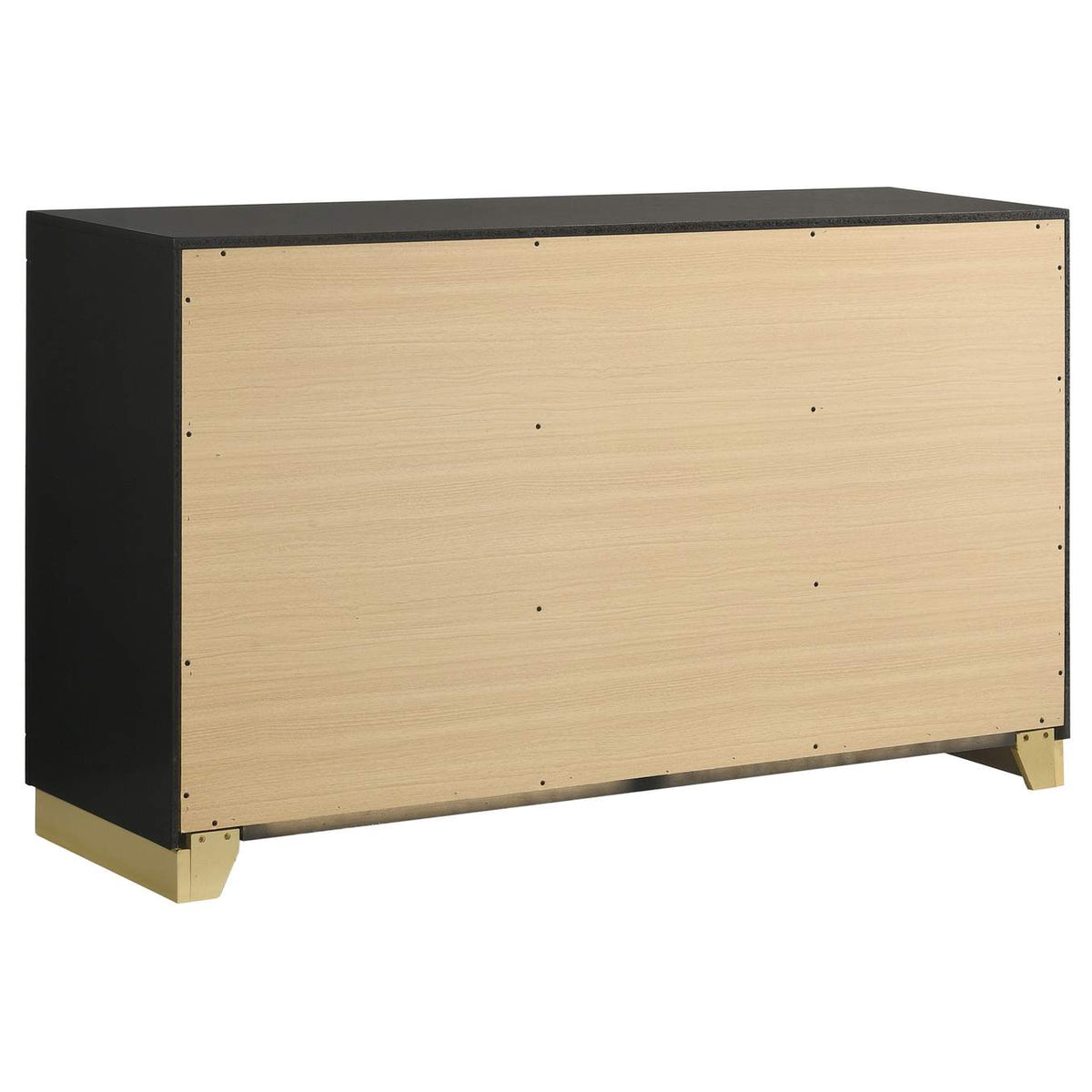 224783 Caraway 6-drawer Dresser Black