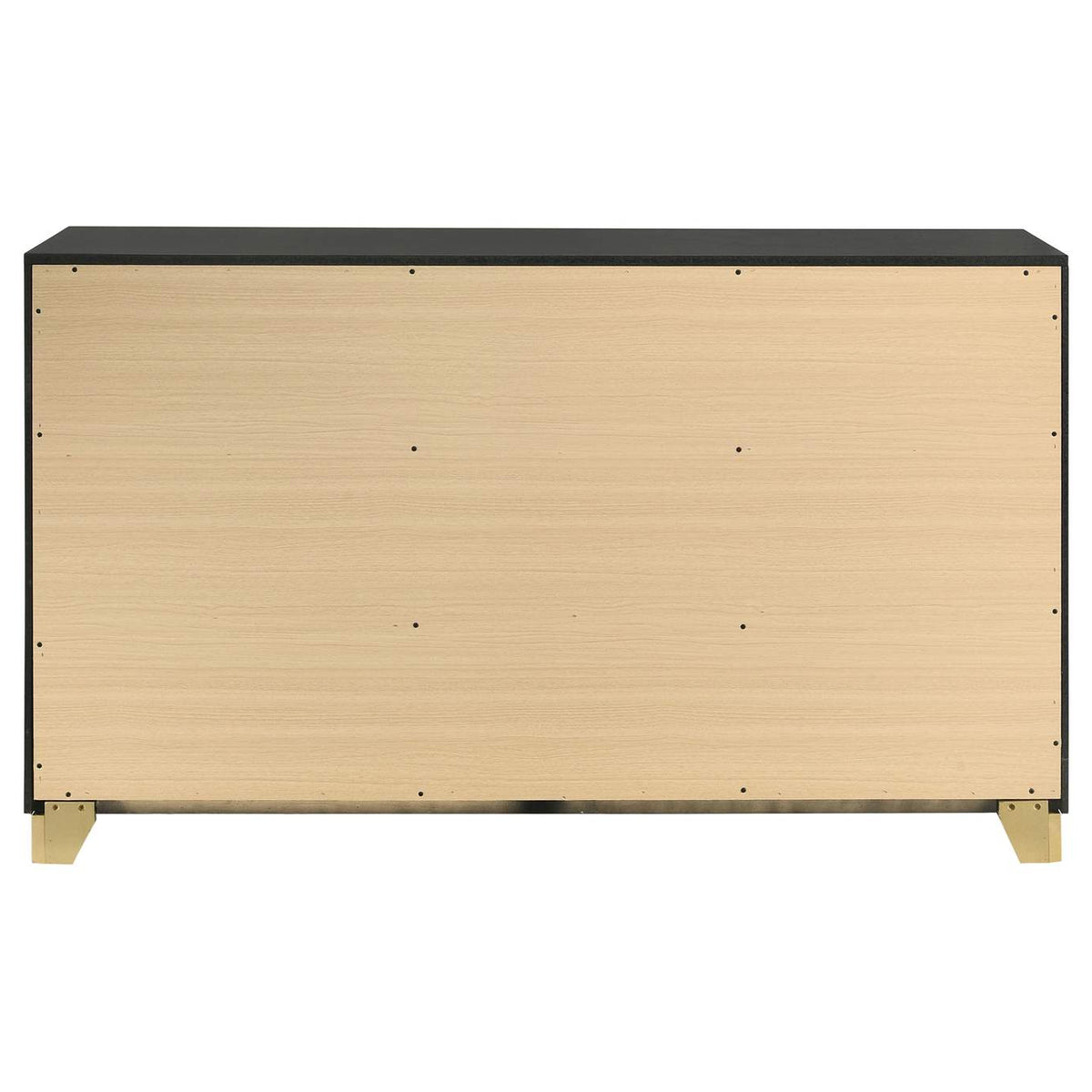 224783 Caraway 6-drawer Dresser Black