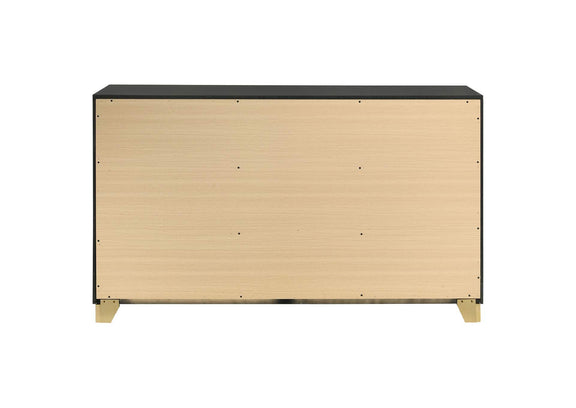 224783 Caraway 6-drawer Dresser Black