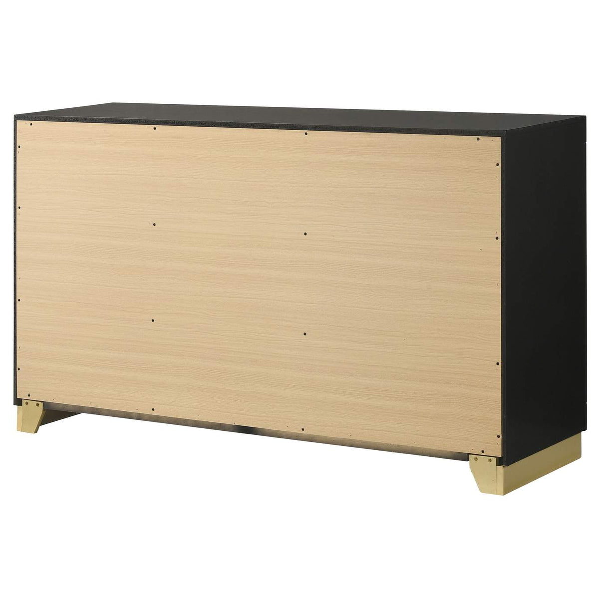 224783 Caraway 6-drawer Dresser Black