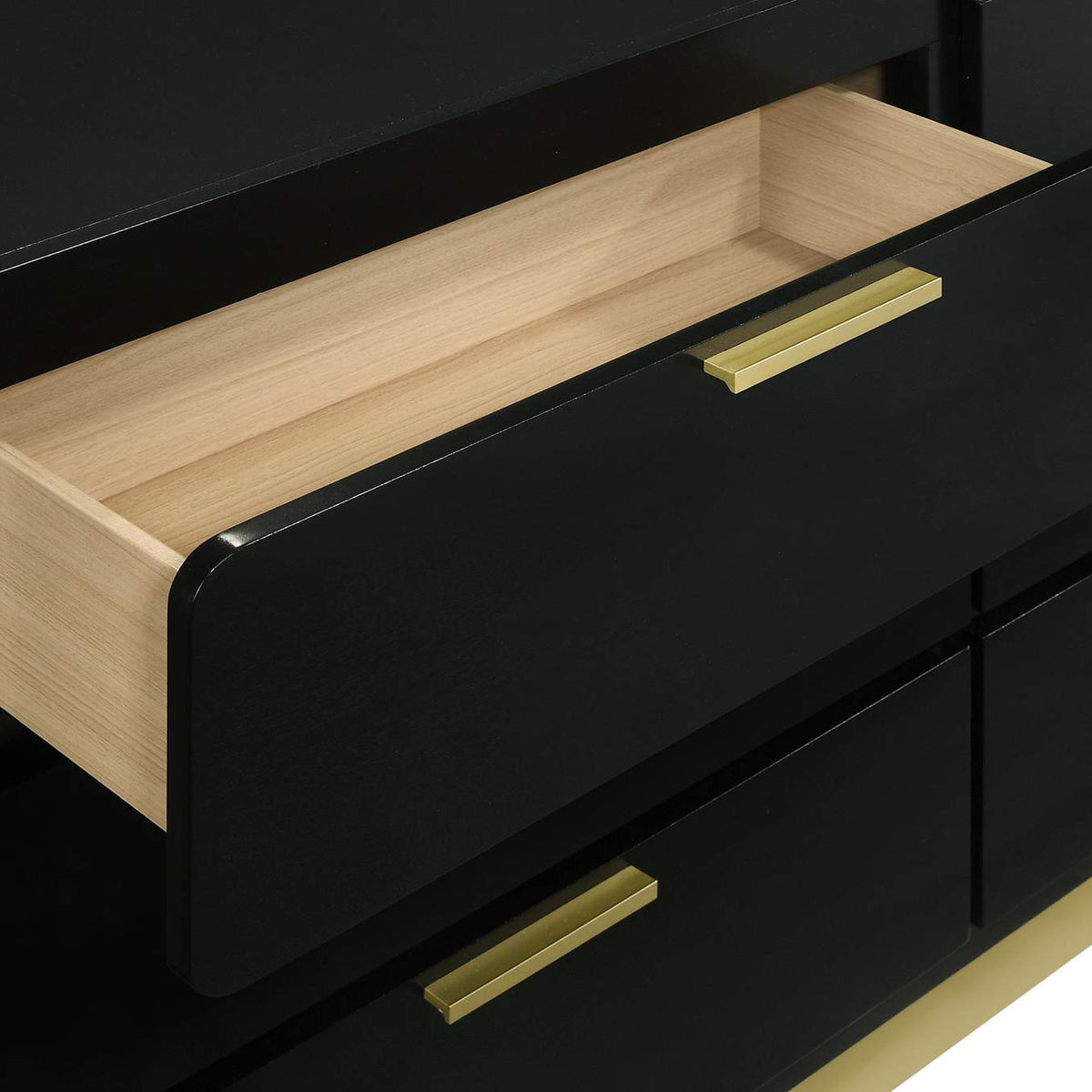 224783 Caraway 6-drawer Dresser Black