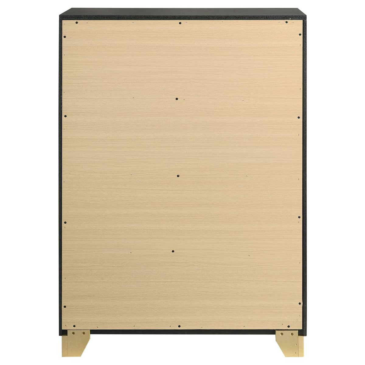 224785 Caraway 4-drawer Bedroom Chest Black