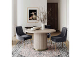 TOV-D47 Beatrix Grey Velvet Side Chair