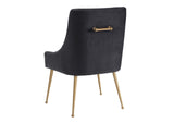TOV-D47 Beatrix Grey Velvet Side Chair