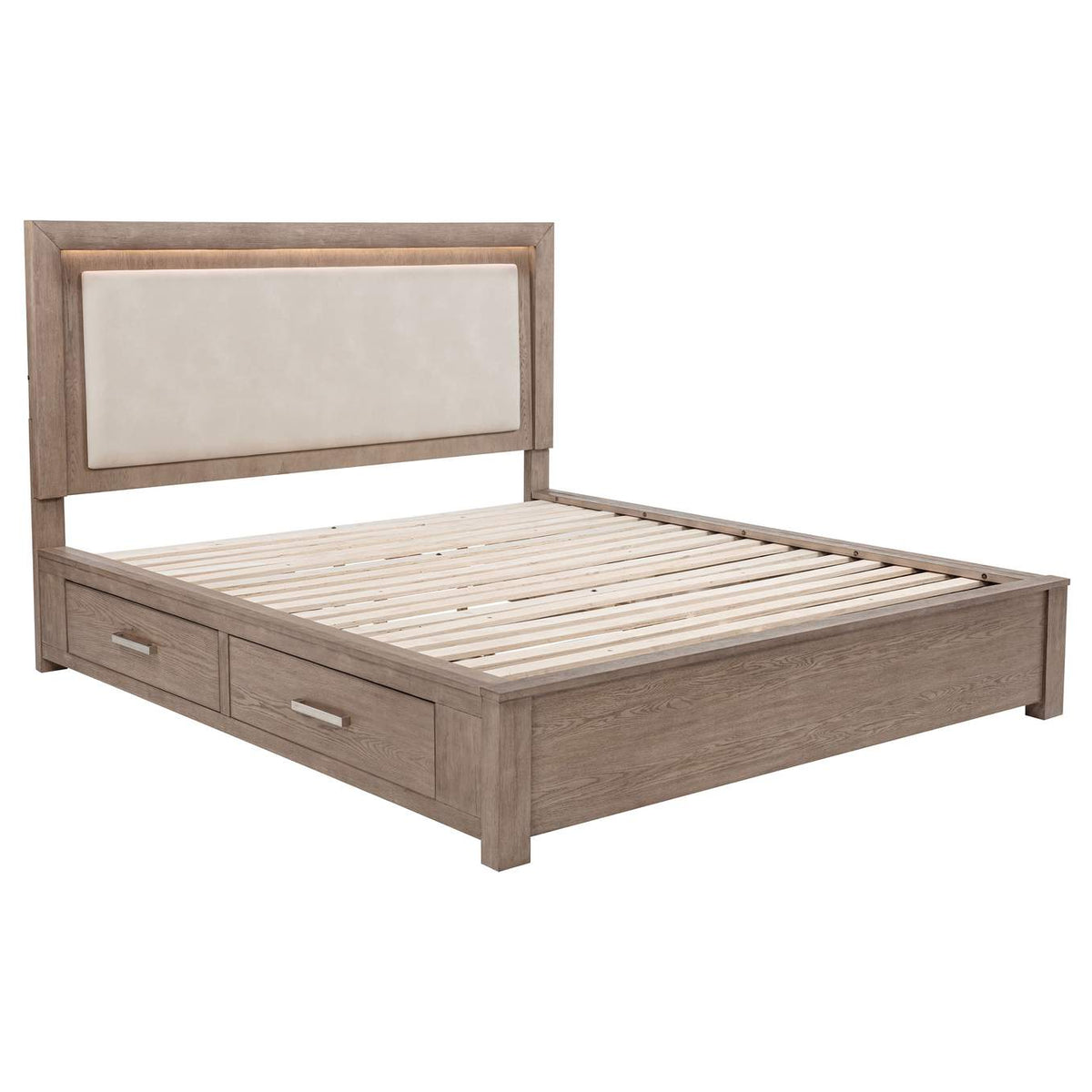 224850KE-S4 Kenora 4-piece Eastern King Bedroom Set Barley Brown