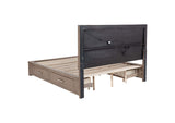224850KE-S4 Kenora 4-piece Eastern King Bedroom Set Barley Brown