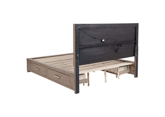 224850KE-S5 Kenora 5-piece Eastern King Bedroom Set Barley Brown