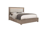 224850KW Kenora 56-inch California King LED Storage Bed Barley Brown