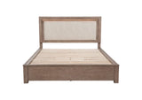 224850KW Kenora 56-inch California King LED Storage Bed Barley Brown