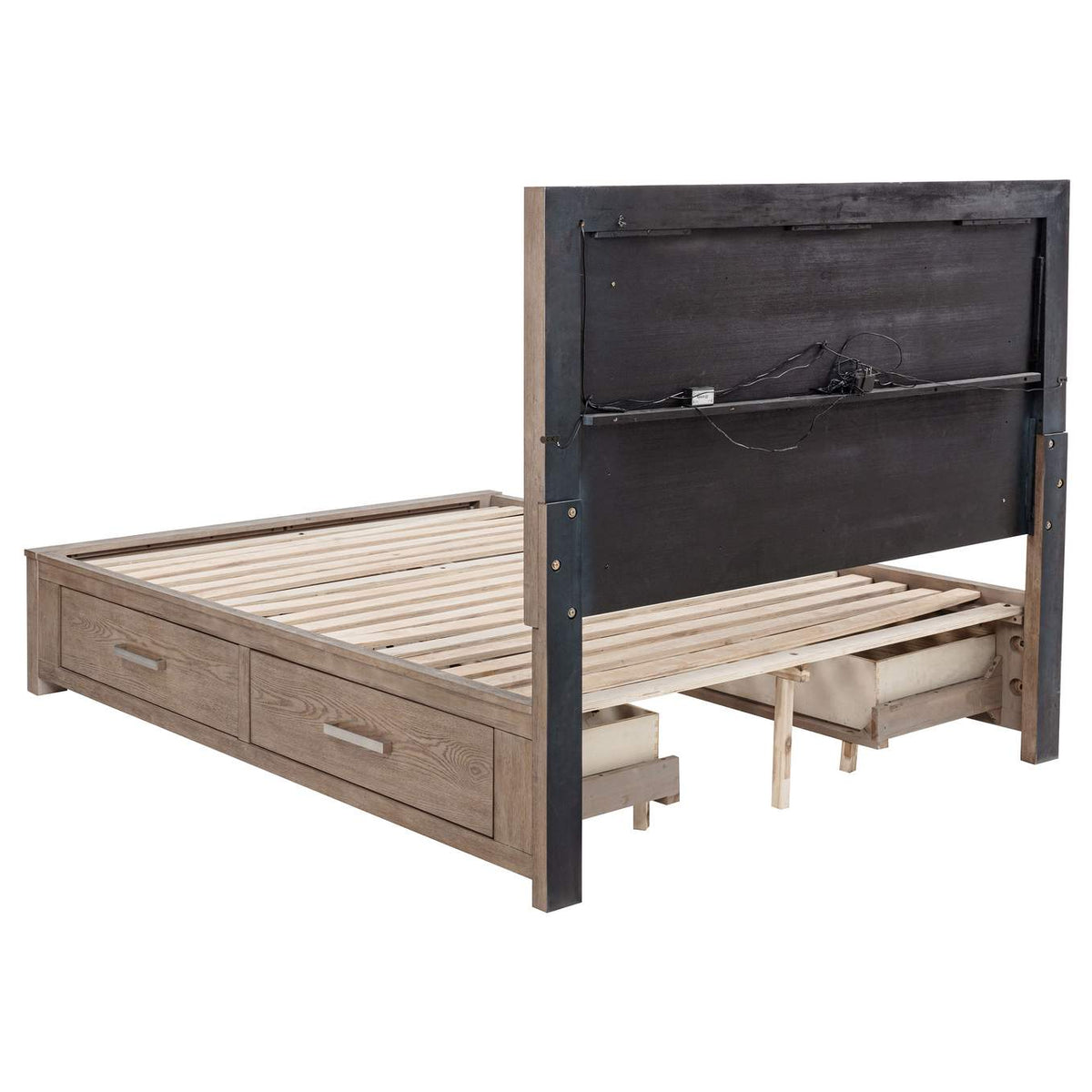 224850Q-S5 Kenora 5-piece Queen Bedroom Set Barley Brown