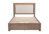 224850Q Kenora 56-inch Queen LED Storage Bed Barley Brown
