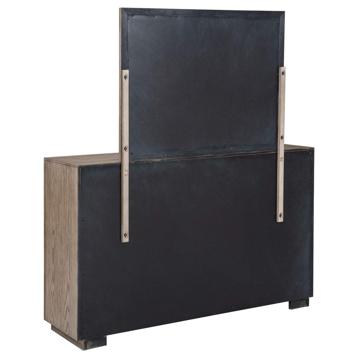 224853M Kenora 6-drawer Dresser and Mirror Barley Brown