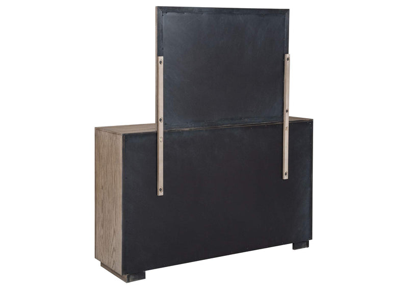 224853M Kenora 6-drawer Dresser and Mirror Barley Brown