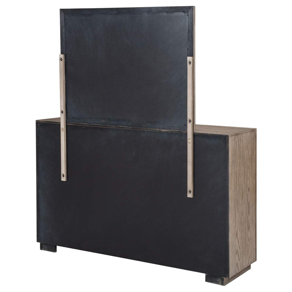 224853M Kenora 6-drawer Dresser and Mirror Barley Brown