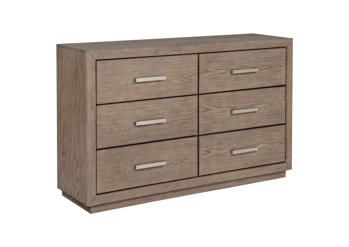 224853 Kenora 6-drawer Dresser Barley Brown