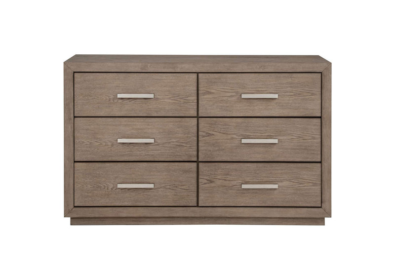 224853 Kenora 6-drawer Dresser Barley Brown