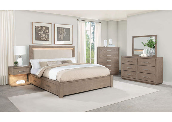224853 Kenora 6-drawer Dresser Barley Brown