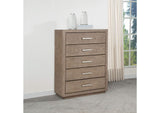 224855 Kenora 5-drawer Bedroom Chest Barley Brown
