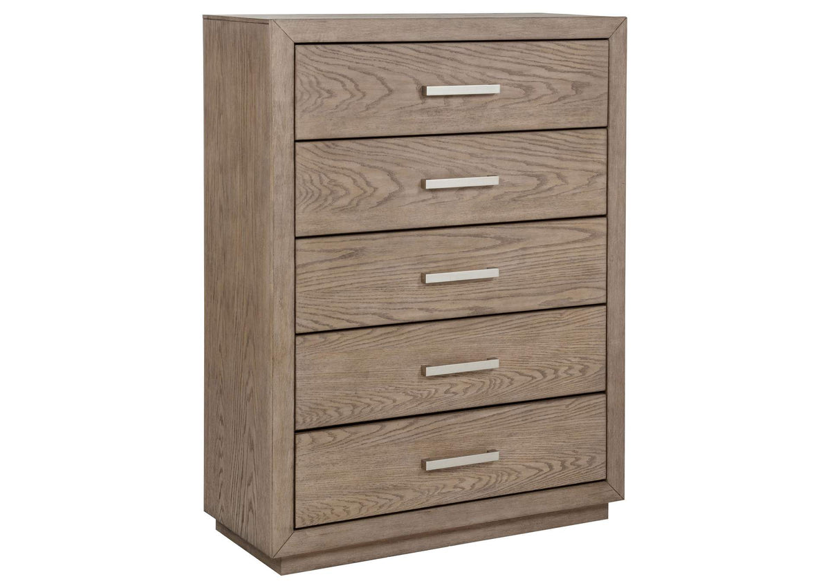 224855 Kenora 5-drawer Bedroom Chest Barley Brown