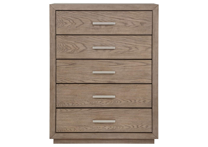224855 Kenora 5-drawer Bedroom Chest Barley Brown