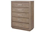 224855 Kenora 5-drawer Bedroom Chest Barley Brown