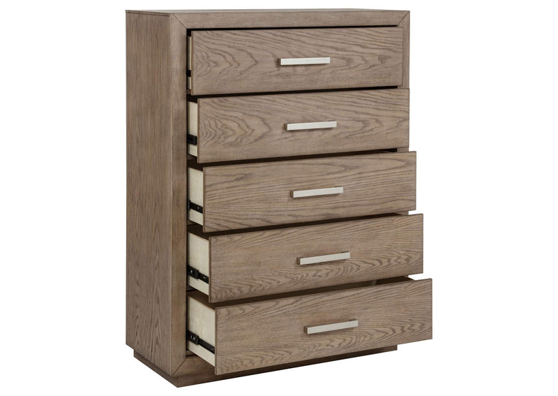 224855 Kenora 5-drawer Bedroom Chest Barley Brown