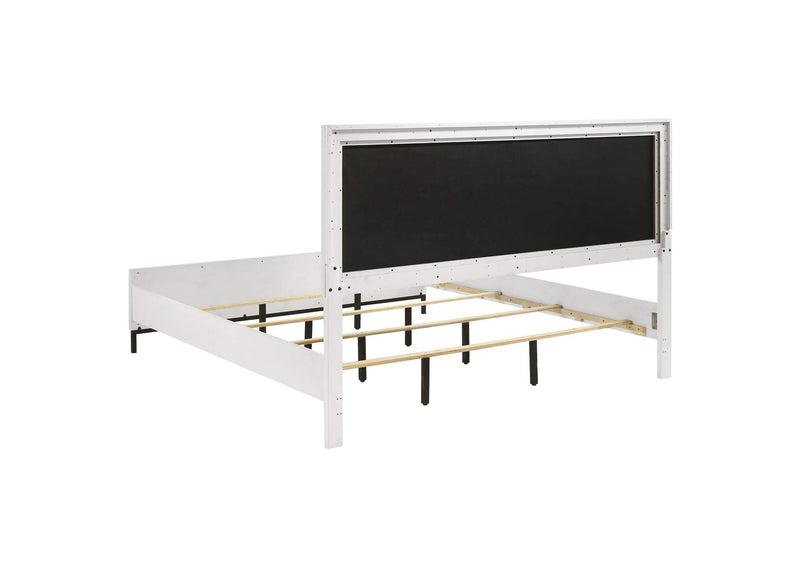 224861KE-S5 Sonora 5-piece Eastern King Bedroom Set White