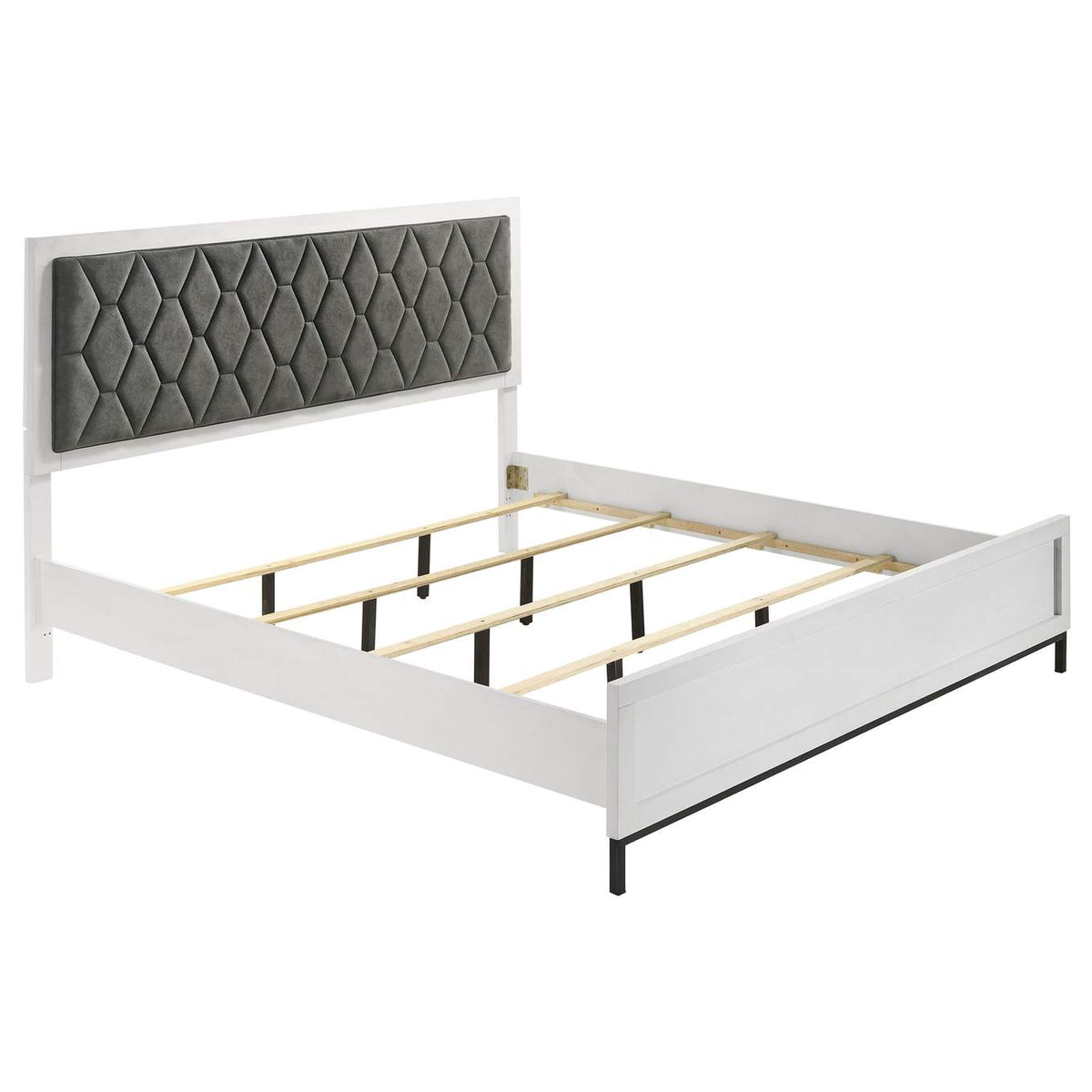 224861KW-S4 Sonora 4-piece California King Bedroom Set White