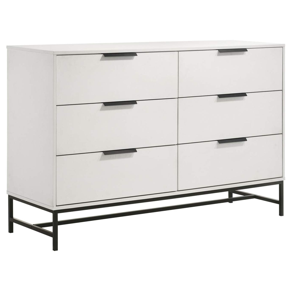 224861KW-S5 Sonora 5-piece California King Bedroom Set White