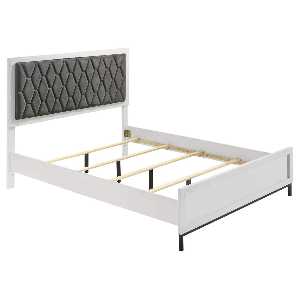 224861Q-S4 Sonora 4-piece Queen Bedroom Set White