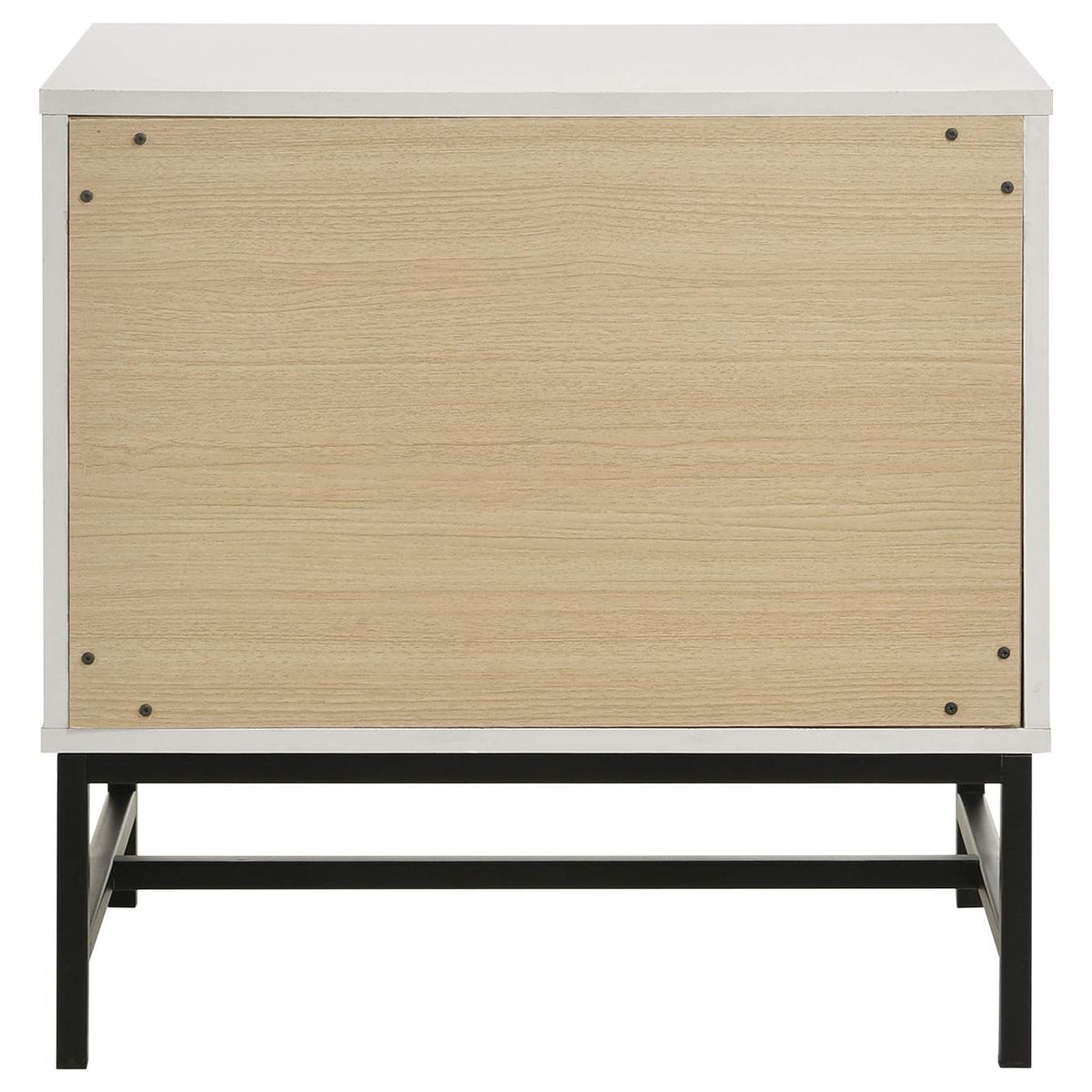 224862 Sonora 2-drawer Nightstand Bedside Table White