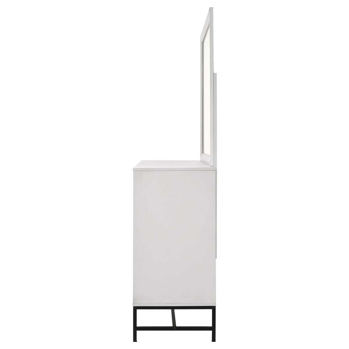 224863M Sonora 6-drawer Dresser with Mirror White