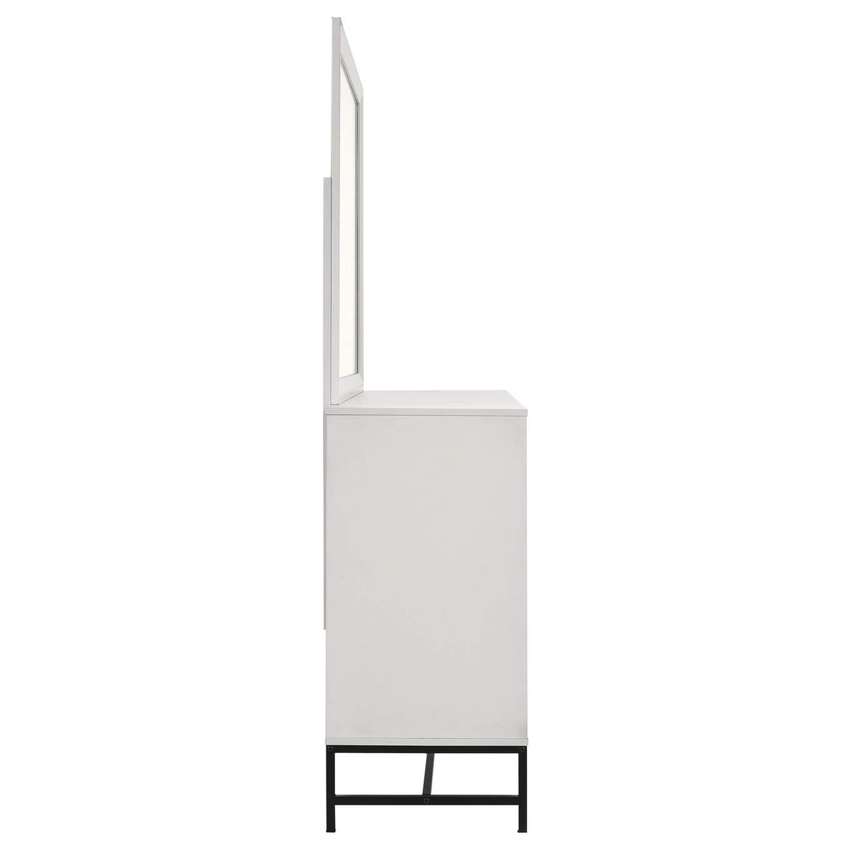 224863M Sonora 6-drawer Dresser with Mirror White
