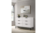 224863 Sonora 6-drawer Bedroom Dresser White