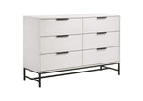 224863 Sonora 6-drawer Bedroom Dresser White