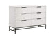 224863 Sonora 6-drawer Bedroom Dresser White
