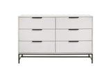 224863 Sonora 6-drawer Bedroom Dresser White