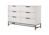 224863 Sonora 6-drawer Bedroom Dresser White