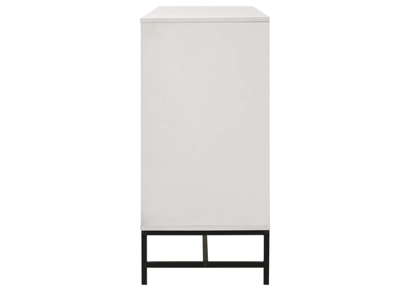 224863 Sonora 6-drawer Bedroom Dresser White