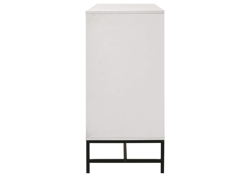 224863 Sonora 6-drawer Bedroom Dresser White