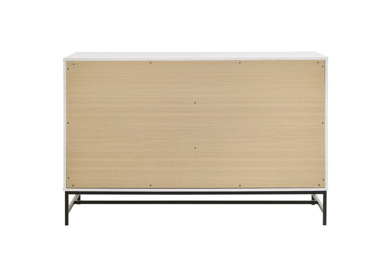224863 Sonora 6-drawer Bedroom Dresser White